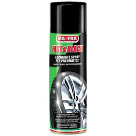 MA-FRA Fast & Black tyre polish spray 500 mL bottle