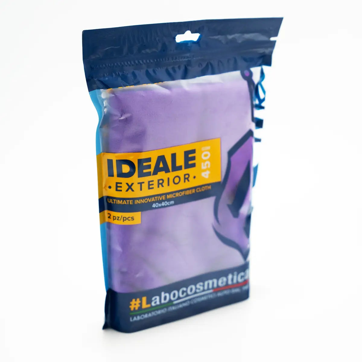 Labocosmetica Ideale Exterior microfibre cloth product pack