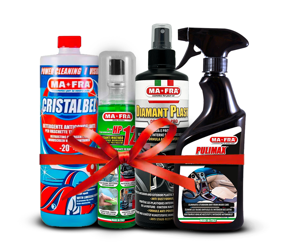 MAFRA car care bundle with Diamant Plast, Pulimax, Cristalbel and HP12