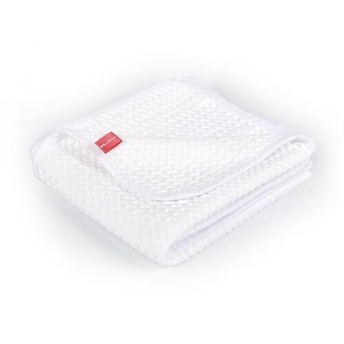Maxshine white waffle weave microfibre glass towels 3 pieces