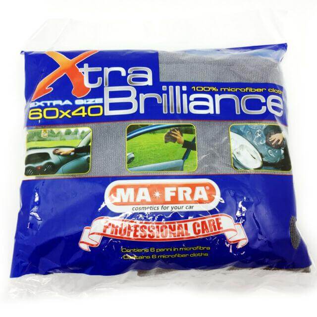 MA-FRA Xtra Brilliance microfibre towels 6 pieces