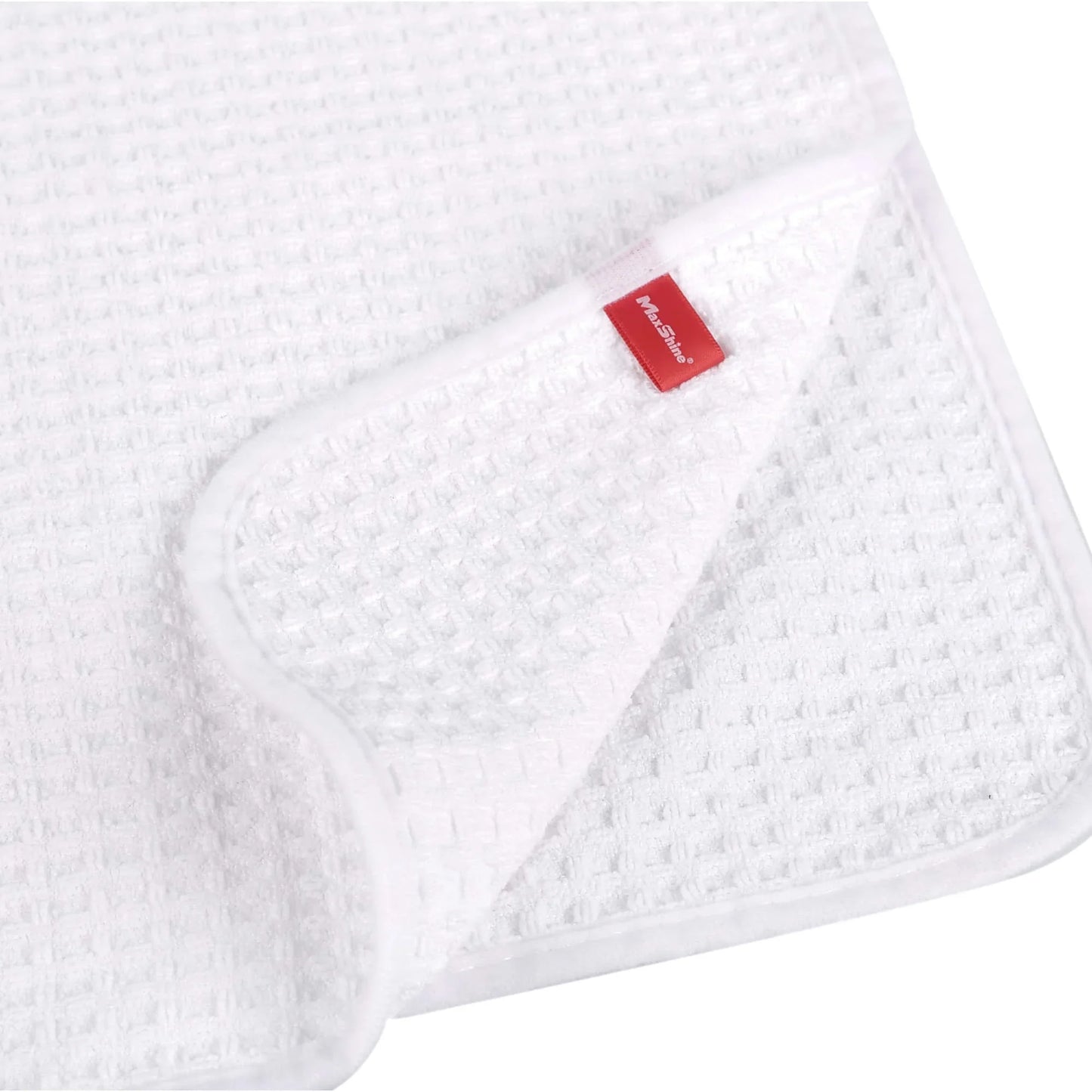 Maxshine white Glass Clean & Dry microfibre towel 60 × 90 cm