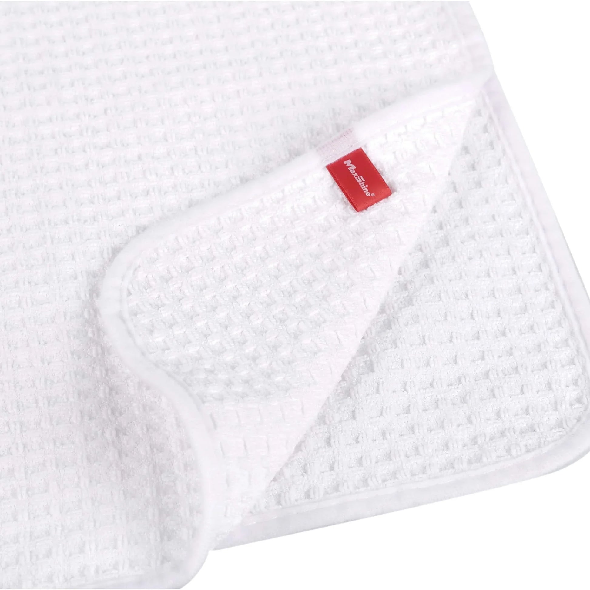 Maxshine white Glass Clean & Dry microfibre towel 60 × 90 cm